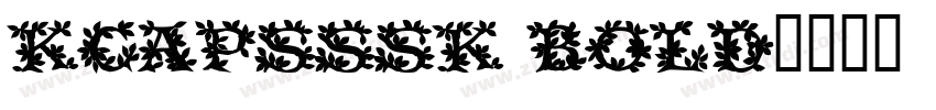 kCapsSSK Bold字体转换